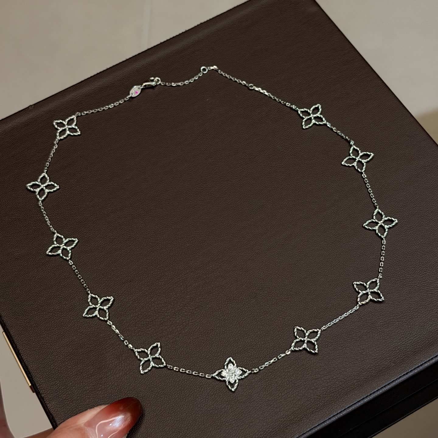Van Cleef & Arpels Alhambra Diamond Necklace
